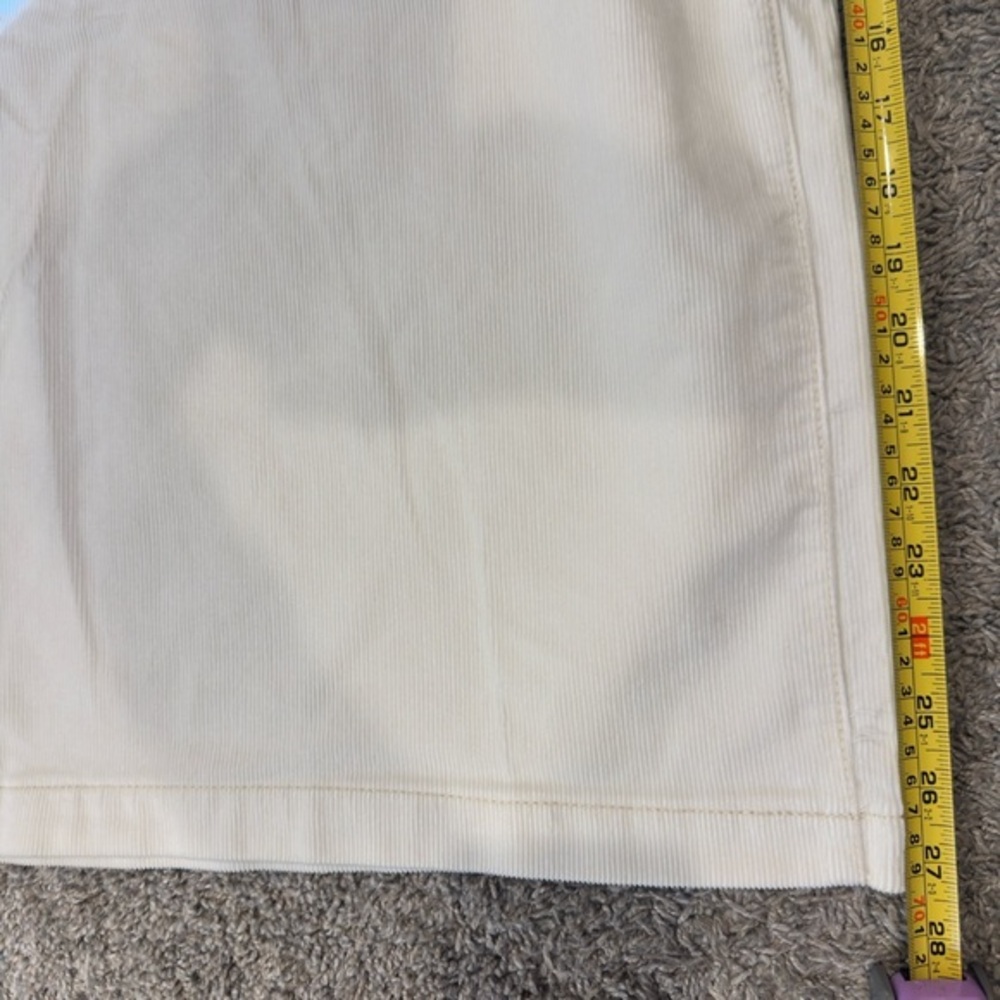 Juicy Couture Cream Corduroy Wide Leg Sailor Pants Plus Size‎ 18W Off White Logo - Picture 8 of 9